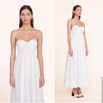 Staud Landry Maxi Dress White Size XL Photo 1