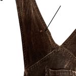 Jordache  Vintage 90s Y2K Carpenter Overalls Chocolate Velvet Fall Size 7/9 M Photo 10