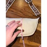 FRYE AND CO Spencer Sling Natural White Ribbed Shoulder Bag Crossbody Bag NEW Photo 5
