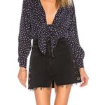 Capulet  Blue  and White Polka Dot Bodysuit Photo 0