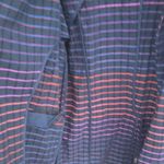 Free People  Multicolor Plaid Blazer Photo 9