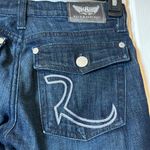 Rock & Republic Women's  Low Rise Denim Blue Straight Jeans Size 27 EUC #1919 Photo 5