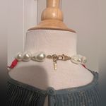 ZARA  Nautical Pearl Beach Ocean Charm Necklace Choker Photo 3