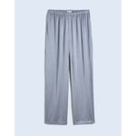 Madewell  Satin Straight Leg Full Length Pants Women's Medium Dusk Grey Photo 3