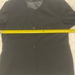 Harvé Benard Harve Benard collarless black 3 button blazer jacket woman’s size 12 vintage Photo 4