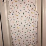 J.Crew Tank Top NYC Logo motif with tie knot bottom Photo 7