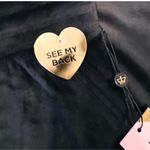 Juicy Couture Bling Y2K Black Velvet Fleece Rhinestone Embellished Pants XL Photo 6