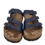 Birkenstock Betula Blue Leo Soft Florida Leather Sandals Size 265 / 10-10.5 Photo 2