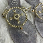 Jack Rogers Women’s Flat Sparkle Jelly Sandals Size 6 Photo 2