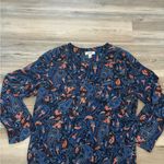 Dress Barn  XL Paisley Blouse, Elastic bottom, no stretch pit to pit 22 length 26 Photo 5