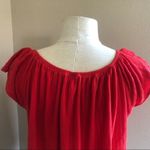 Free People  red off the shoulder top size Small Photo 4