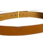 Michael Kors Faux Vegan Leather MK Logo Belt Size Medium Photo 1