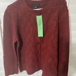 Sanctuary  Rust Cable Knit Button Cardigan Sweater XL Petite Photo 1