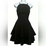 Jun & Ivy  Francescas Black Tiered Dress (389) Photo 2