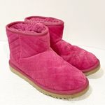 UGG  Australia Women Size 8 Pink Classic Suede W Arden Boot Photo 2