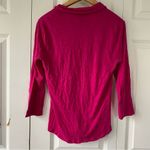Grace Elements Hot Pink Button-Down Shirt Photo 1