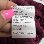 SheIn Velour one piece maroon burgundy Jumpsuit  curve 2xl Photo 3