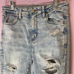 American Eagle AEO Super Hi-Rise Jegging Light Distressed Skinny Jean Pants Size 6 Photo 10