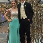 Glow dress Prom Dress Size 8 Photo 2