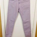Replay women's size 28 lavender ankle zipper stretch skinny jeans 28x29 29x29 Purple Photo 0