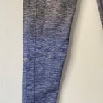 Lululemon Grey & Blue Heathered Ombré Seamless Balance & Resist Leggings Photo 5