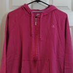 Champion  Authentic Magenta Hot Pink Zipper Hoodie Sweatshirt SZ Large GUC #7976 Photo 2