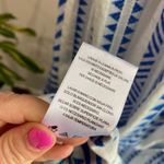 Velvet Tees Velvet by Graham & Spencer Dinae Jacquard Maxi Dres in White & Colbot Blue Photo 11