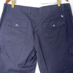 Eddie Bauer  NWT Soft Cotton Rip-Stop Cargo Ankle Pants in Navy size 16 Photo 5