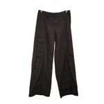 Wild Fable  Black Straight Leg Elastic Waist Casual Mid Rise Cargo Pants Small Photo 1