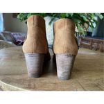 Lucky Brand Sumarah Monk buckle brown suede leather wedge ankle booties size 8.5 Photo 2