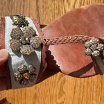 RARE Beverly Feldman Kitten Heel Toe Loop Sandals Size 8.5 Photo 7