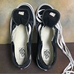 Vans  Elevated 1.5" Sawtooth Women's Suede / Canvas Black Sneakers Size 10M Photo 4