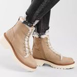 Madden Girl  Carraf Hiker Boot Faux Fur Sand Beige Size 9 BRAND NEW Photo 1