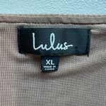 Lulus Danyelle Bodysuit Ribbed Knit Square Neck Spaghetti Strap Size XL Photo 3