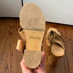 Bongo Vintage 1990s  Wooden Leather Sandals Size 7.5 Photo 4