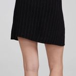 SO  Black and White Checkered Skirt Photo 0