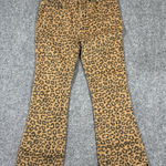 DL1961  "Bridget Cropped High Rise Instasculpt Boot" Sz 26 Jaguar Print Jeans Photo 0