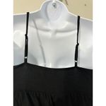 Seed Heritage XS Black Ruffle Tiered Cami Top V Neck Adjustable‎ Straps Photo 4