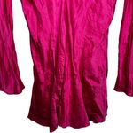 Frederick's of Hollywood Vintage‎ Frederick's Silk Collection Pink Silk Shorts Romper Photo 5