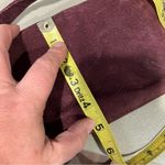 wilson's leather Y2K Wilson leather maxima deep purple plum suede leather shoulder bag 8.5”x4.75” Photo 7