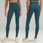 Lululemon Wunder Train Pull On Stretch Active High-Rise Tight 28" Green Jasper 4 Photo 1