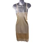 Opalaire Beige Lace Trim Adjustable Straps Vintage Style Slip Lingerie Size‎ 34 Size M Photo 4