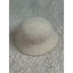 Gorgeous Vintage Cream White Ivory Angora Fuzzy Bucket Hat with Bow Photo 2
