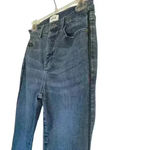 Pistola  Dark Wash High Rise Skinny Jeans Faux Leather Trim Lining Size 28 Photo 7