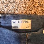 We The Free Bella Moto Mid Rise Skinny Jeans Size 25 Women's Blue Denim Photo 2