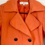 Via Spiga Women's Vibrant Orange Trench Coat Photo 7