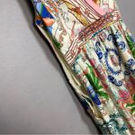 Anthropologie Collette Dinningan Dress Tied Acionna Silk Size 12 V-Neck Eclectic Photo 14