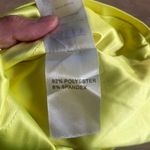 Oh Polly  satin neon yellow mini skirt Size 2 NEW Photo 6