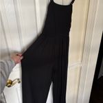 American Eagle Wide-Leg Jumpsuit Black Photo 3