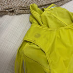 Lululemon hotty hot lined Women's Vibrant Yellow Athletic Shorts size 4 Photo 10